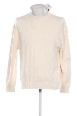 Herrenpullover Calvin Klein Jeans, Größe M, Farbe Ecru, Preis € 90,99