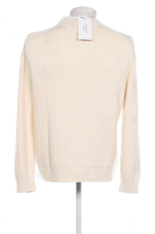 Herrenpullover Calvin Klein Jeans, Größe M, Farbe Ecru, Preis € 90,99