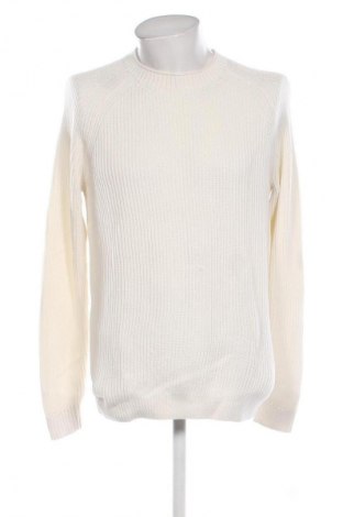 Мъжки пуловер Calvin Klein Jeans, Размер L, Цвят Бял, Цена 56,99 лв.