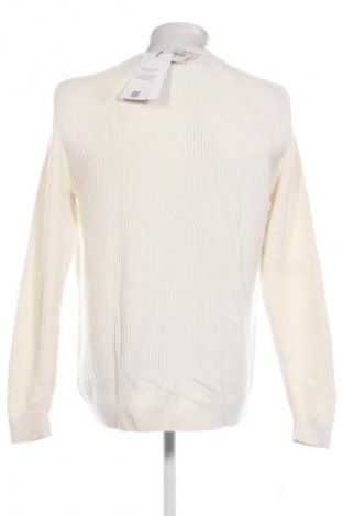 Мъжки пуловер Calvin Klein Jeans, Размер L, Цвят Бял, Цена 56,99 лв.