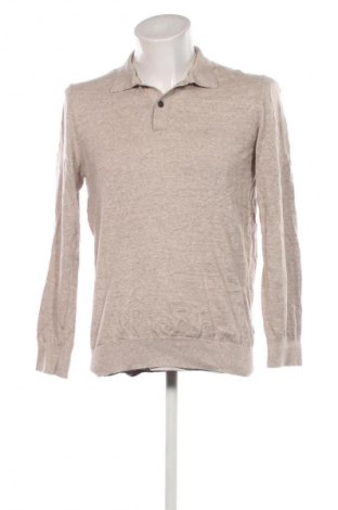 Ανδρικό πουλόβερ H&M, Μέγεθος L, Χρώμα  Μπέζ, Τιμή 9,99 €