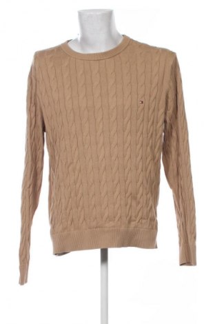 Męski sweter Tommy Hilfiger, Rozmiar XXL, Kolor Brązowy, Cena 233,99 zł