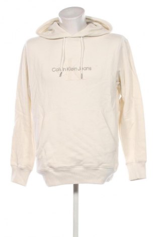 Hanorac de bărbați Calvin Klein Jeans, Mărime L, Culoare Ecru, Preț 383,99 Lei