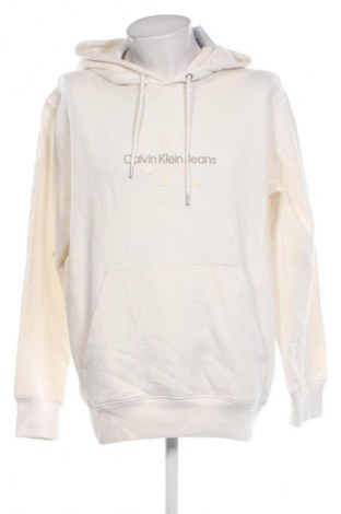Hanorac de bărbați Calvin Klein Jeans, Mărime XXL, Culoare Ecru, Preț 654,99 Lei