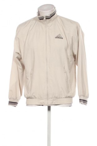 Ανδρική αθλητική ζακέτα Adidas, Μέγεθος L, Χρώμα  Μπέζ, Τιμή 25,00 €