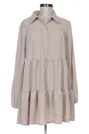 Kleid Boohoo, Größe L, Farbe Beige, Preis € 33,99