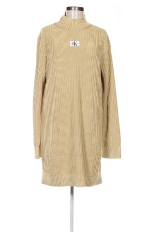 Sukienka Calvin Klein Jeans, Rozmiar L, Kolor Żółty, Cena 579,99 zł