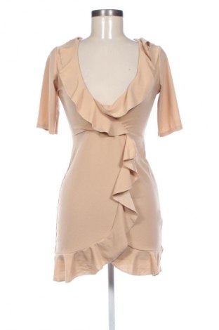 Kleid Pretty Little Thing, Größe S, Farbe Beige, Preis 14,83 €