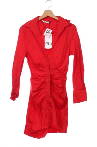 Sukienka Zara, Rozmiar XS, Kolor Czerwony, Cena 252,99 zł