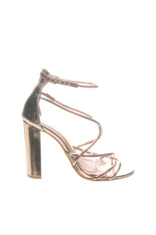 Sandale Boohoo, Mărime 36, Culoare Auriu, Preț 102,89 Lei