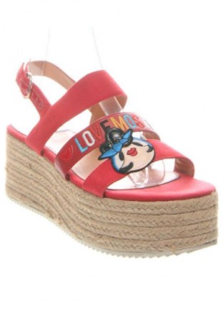 Σανδάλια Love Moschino, Μέγεθος 40, Χρώμα Κόκκινο, Τιμή 133,35 €