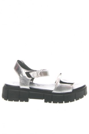 Sandalen Tamaris, Größe 41, Farbe Silber, Preis 85,99 €