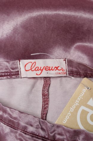Детски панталон Clayeux, Размер 11-12y/ 152-158 см, Цвят Лилав, Цена 30,00 лв.