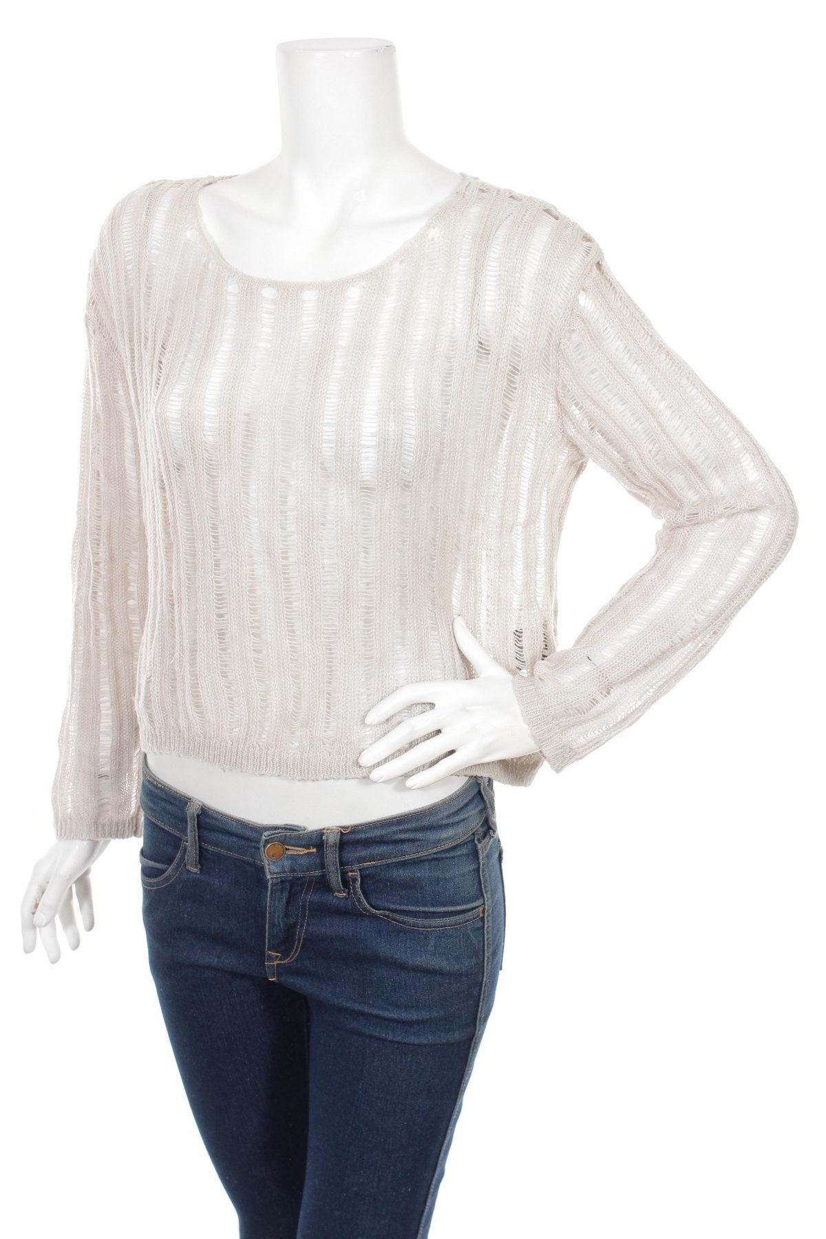 Дамски пуловер H&M Divided, Размер S, Цвят Сив, Цена 48,00 лв.