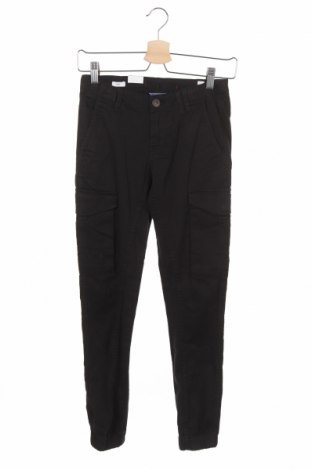 Dziecięce spodnie Jack & Jones, Rozmiar 9-10y/ 140-146 cm, Kolor Czarny, 98% bawełna, 2% elastyna, Cena 50,15 zł