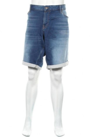 Мъжки къс панталон Jack & Jones, Размер 3XL, Цвят Син, 77% памук, 22% полиестер, 1% еластан, Цена 31,60 лв.