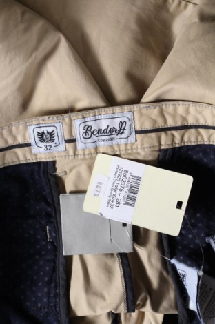 Мъжки панталон Bendorff, Размер M, Цвят Бежов, 97% памук, 3% еластан, Цена 59,25 лв.