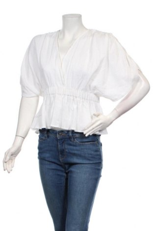 Γυναικεία μπλούζα ASOS, Μέγεθος M, Χρώμα Λευκό, 85% βαμβάκι, 15% λινό, Τιμή 14,44 €