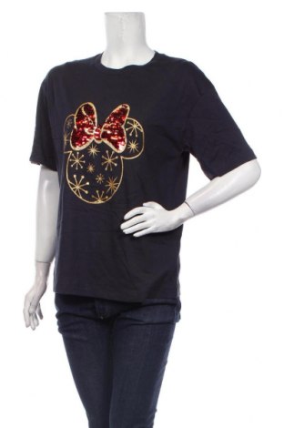 Дамска блуза Disney, Размер M, Цвят Син, 100% памук, Цена 10,92 лв.