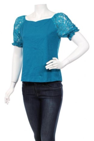 Γυναικεία μπλούζα Janette, Μέγεθος M, Χρώμα Μπλέ, Τιμή 10,13 €