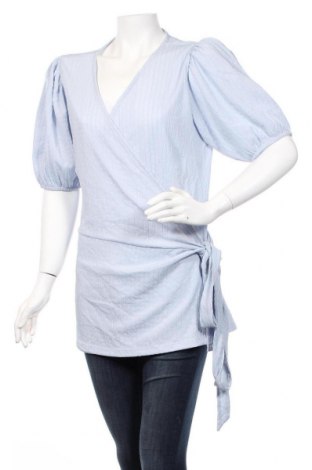 Γυναικεία μπλούζα VRS Woman, Μέγεθος L, Χρώμα Μπλέ, 99% πολυεστέρας, 1% ελαστάνη, Τιμή 10,13 €