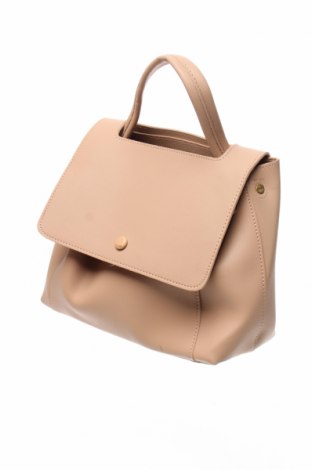 Γυναικεία τσάντα, Χρώμα  Μπέζ, Γνήσιο δέρμα, Τιμή 51,31 €