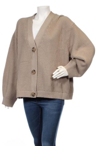 Damen Strickjacke H&M, Größe XXL, Farbe Beige, 60% Baumwolle, 40%Acryl, Preis 17,82 €