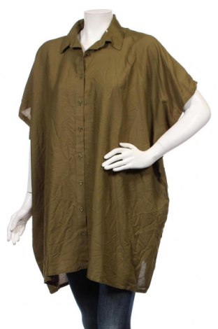 Дамска риза, Размер XL, Цвят Зелен, Вискоза, Цена 19,08 лв.