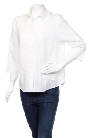 Γυναικείο πουκάμισο Gerry Weber, Μέγεθος L, Χρώμα Λευκό, Βαμβάκι, Τιμή 21,03 €