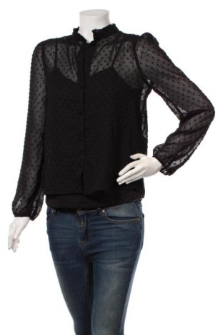 Γυναικείο πουκάμισο ONLY, Μέγεθος M, Χρώμα Μαύρο, Πολυεστέρας, Τιμή 17,64 €