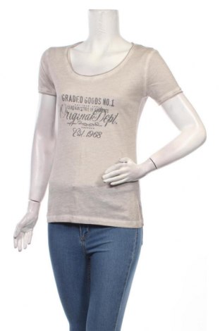 Γυναικείο t-shirt Aviva, Μέγεθος S, Χρώμα  Μπέζ, Τιμή 37,11 €