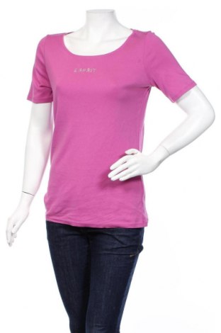 Damski T-shirt Esprit, Rozmiar XL, Kolor Fioletowy, 100% bawełna, Cena 38,70 zł