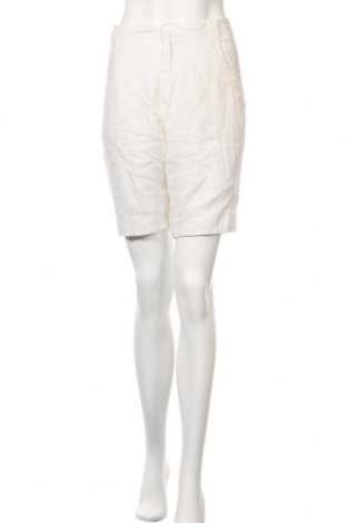 Γυναικείο κοντό παντελόνι, Μέγεθος M, Χρώμα Λευκό, Λινό, Τιμή 10,13 €