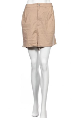 Γυναικείο κοντό παντελόνι ASOS, Μέγεθος 3XL, Χρώμα  Μπέζ, 97% βαμβάκι, 3% ελαστάνη, Τιμή 11,07 €