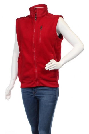 Γυναικείο fleece γιλέκο Canda, Μέγεθος M, Χρώμα Κόκκινο, Πολυεστέρας, Τιμή 16,89 €