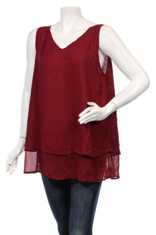 Γυναικείο αμάνικο μπλουζάκι, Μέγεθος L, Χρώμα Κόκκινο, Πολυεστέρας, Τιμή 14,03 €