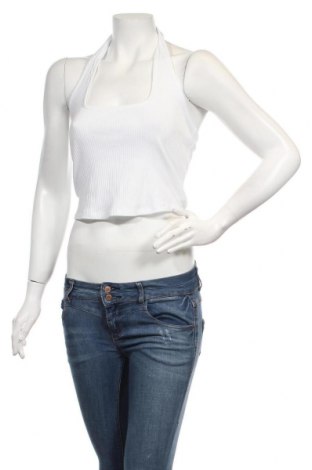 Γυναικείο αμάνικο μπλουζάκι ASOS, Μέγεθος M, Χρώμα Λευκό, 97% βαμβάκι, 3% ελαστάνη, Τιμή 8,24 €