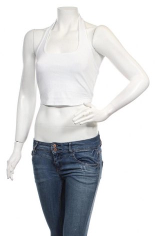 Γυναικείο αμάνικο μπλουζάκι ASOS, Μέγεθος XS, Χρώμα Λευκό, 97% βαμβάκι, 3% ελαστάνη, Τιμή 8,24 €