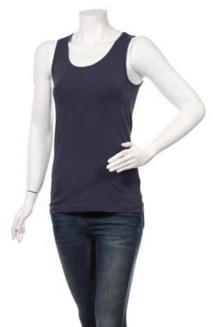 Γυναικείο αμάνικο μπλουζάκι Bon'a Parte, Μέγεθος M, Χρώμα Μπλέ, 90% βαμβάκι, 10% ελαστάνη, Τιμή 8,18 €