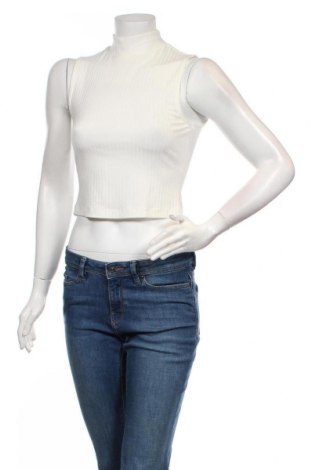 Γυναικείο αμάνικο μπλουζάκι Edited, Μέγεθος M, Χρώμα Λευκό, 95% βισκόζη, 5% ελαστάνη, Τιμή 17,78 €
