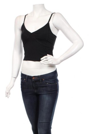 Γυναικείο αμάνικο μπλουζάκι Hollister, Μέγεθος M, Χρώμα Μαύρο, 95% βαμβάκι, 5% ελαστάνη, Τιμή 21,65 €