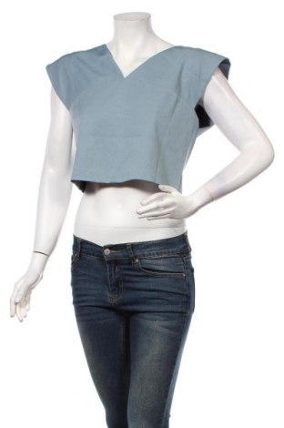 Γυναικείο αμάνικο μπλουζάκι Love Bonito, Μέγεθος XL, Χρώμα Μπλέ, Πολυεστέρας, Τιμή 7,50 €