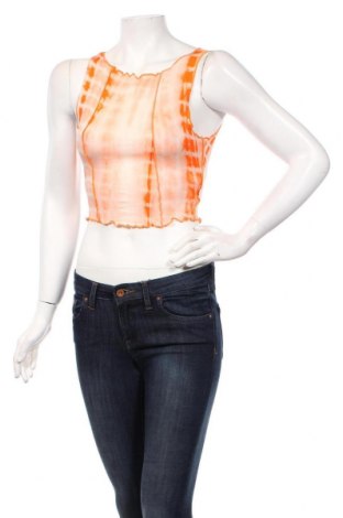 Γυναικείο αμάνικο μπλουζάκι SHEIN, Μέγεθος XS, Χρώμα Πορτοκαλί, 95% βισκόζη, 5% ελαστάνη, Τιμή 15,20 €