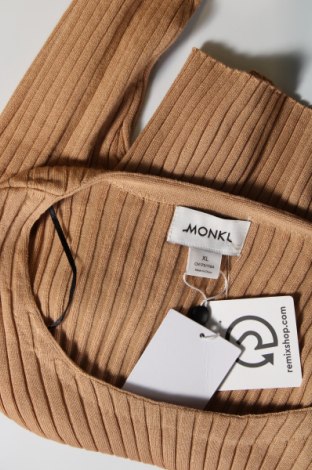 Γυναικείο πουλόβερ Monki, Μέγεθος XL, Χρώμα  Μπέζ, 70% βισκόζη, 30% πολυαμίδη, Τιμή 14,25 €