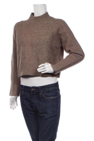 Дамски пуловер ONLY, Размер M, Цвят Кафяв, 63% акрил, 32% полиамид, 5% вълна, Цена 55,30 лв.