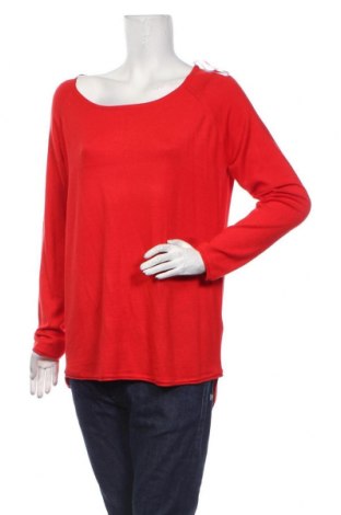 Дамски пуловер ONLY, Размер L, Цвят Червен, 80% вискоза, 20% полиамид, Цена 48,30 лв.