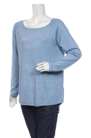 Дамски пуловер ONLY, Размер L, Цвят Син, 80% вискоза, 20% полиамид, Цена 50,40 лв.