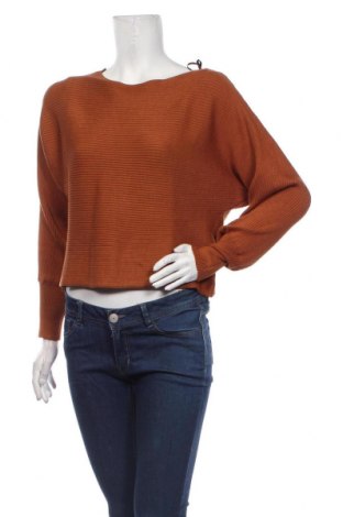 Дамски пуловер ONLY, Размер M, Цвят Кафяв, 80% вискоза, 20% полиамид, Цена 55,30 лв.