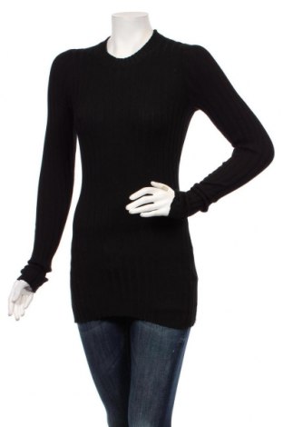 Дамски пуловер Zign, Размер XXS, Цвят Черен, 84% памук, 14% полиамид, Цена 26,07 лв.