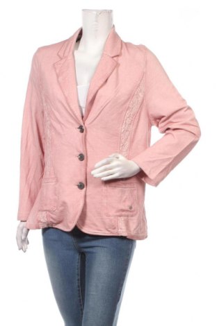 Γυναικείο σακάκι Gina Laura, Μέγεθος M, Χρώμα Ρόζ , Βαμβάκι, Τιμή 8,94 €